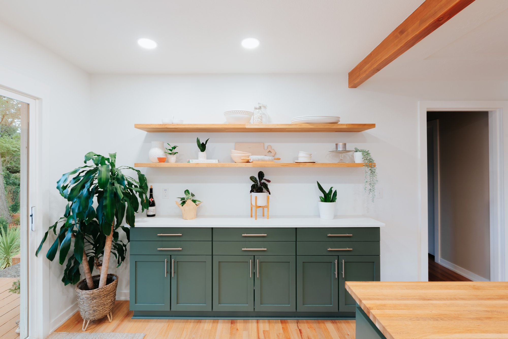 Kitchen shelves
