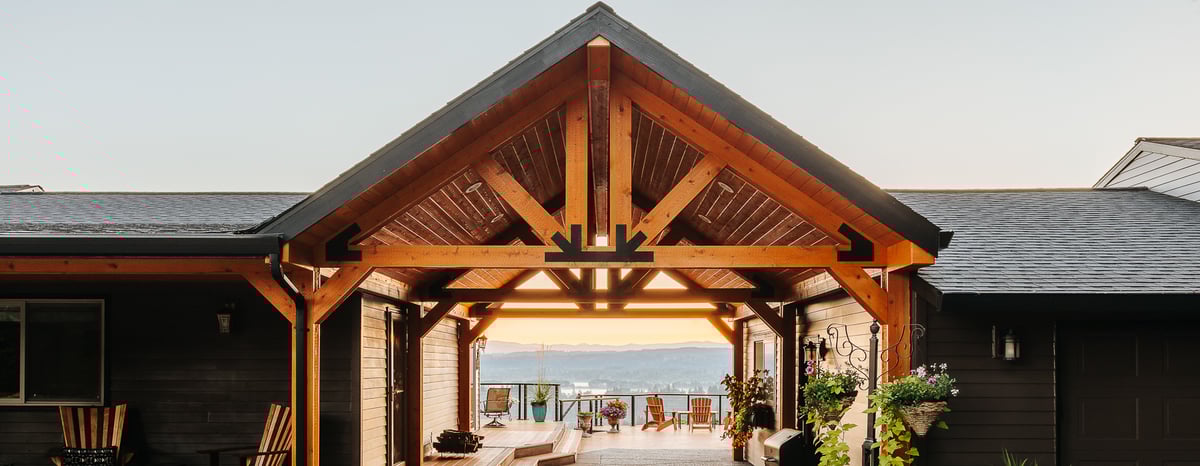 Beavercreek Exterior Timber-Framed Makeover