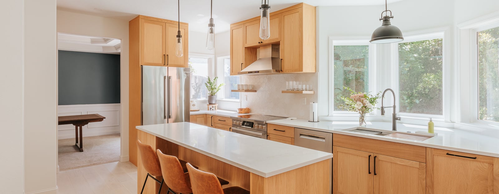 Neo Eclectic Suburban Kitchen Remodel in West Linn, OR by Lamont Bros. Design & Construction project photo 10