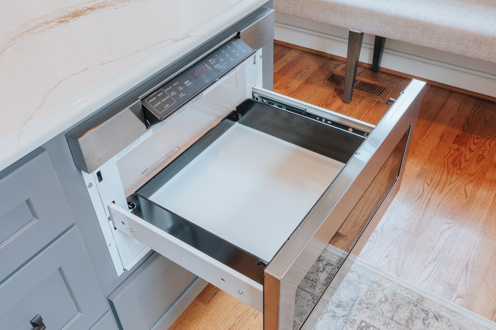 Drawer microwave