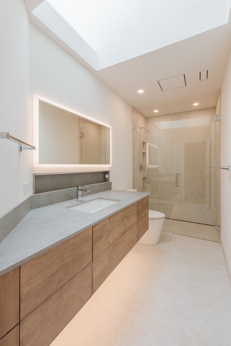 Dual modern Bathrooms