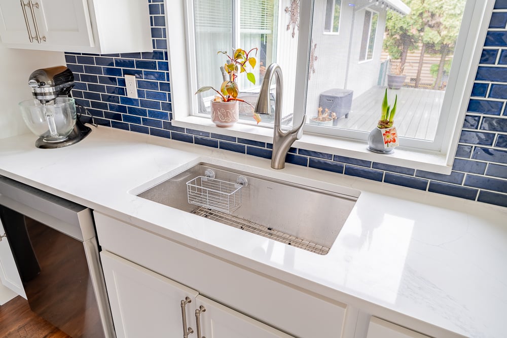 blue subway tile kitchen project lamont bros.