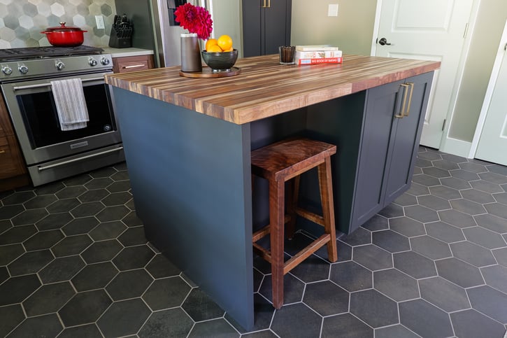 Custom kitchen island