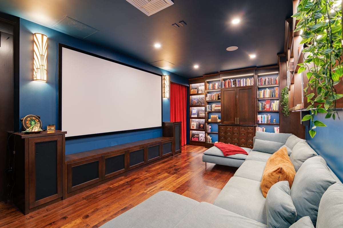Portland High Rise Media Room Remodel