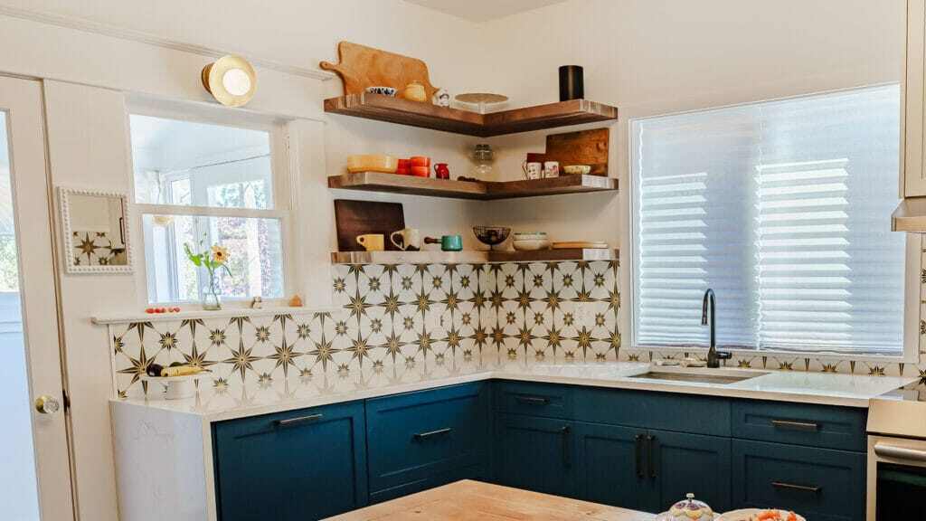 historic kitchen remodel in Portland's Alberta district after construction