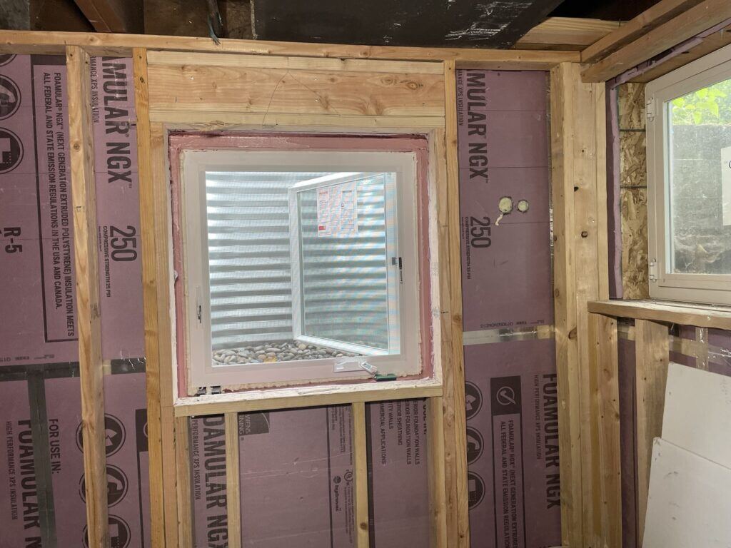 basement egress window from inside