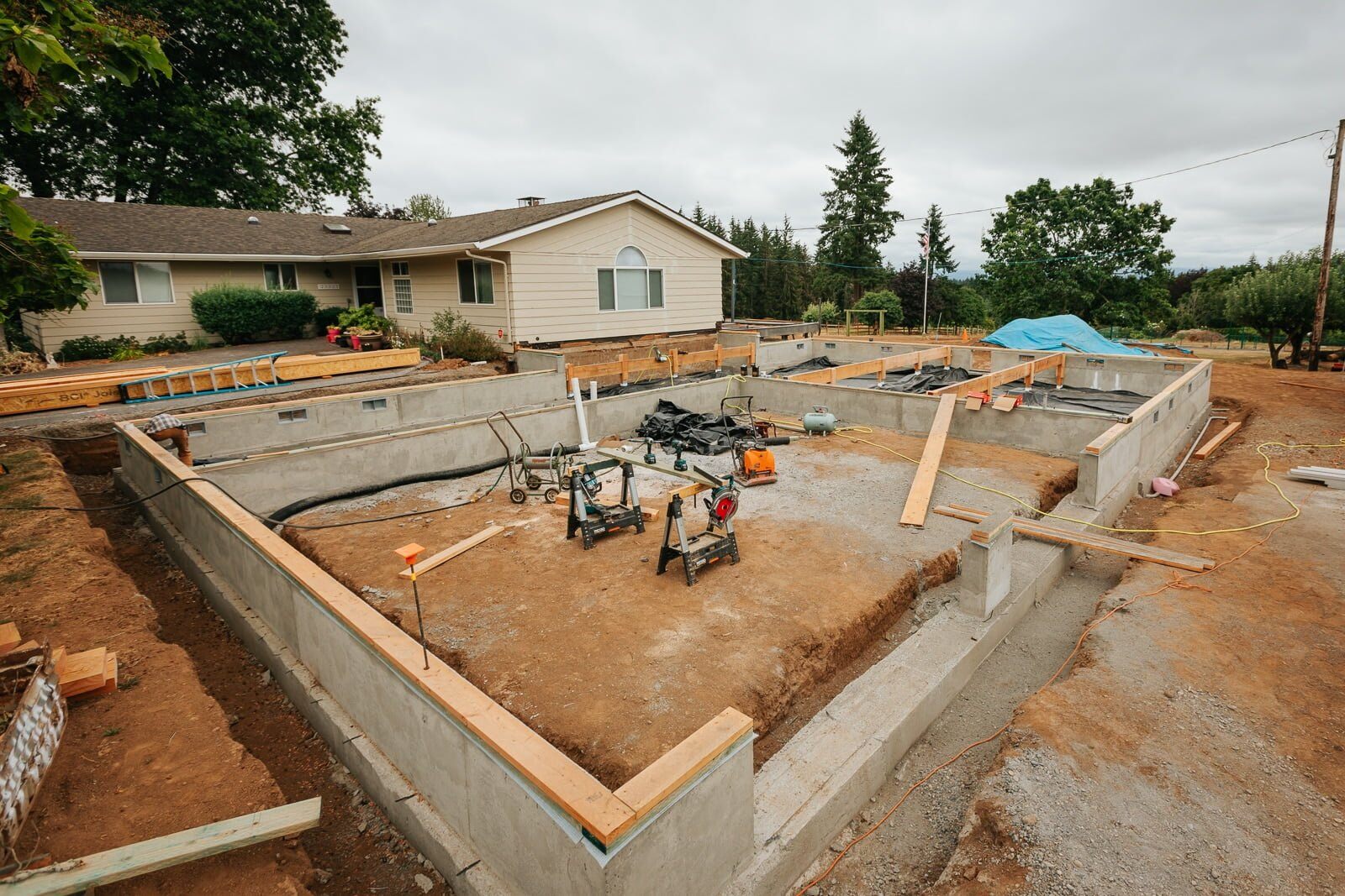 New foundation footings cost more than it does to convert garage to living space.