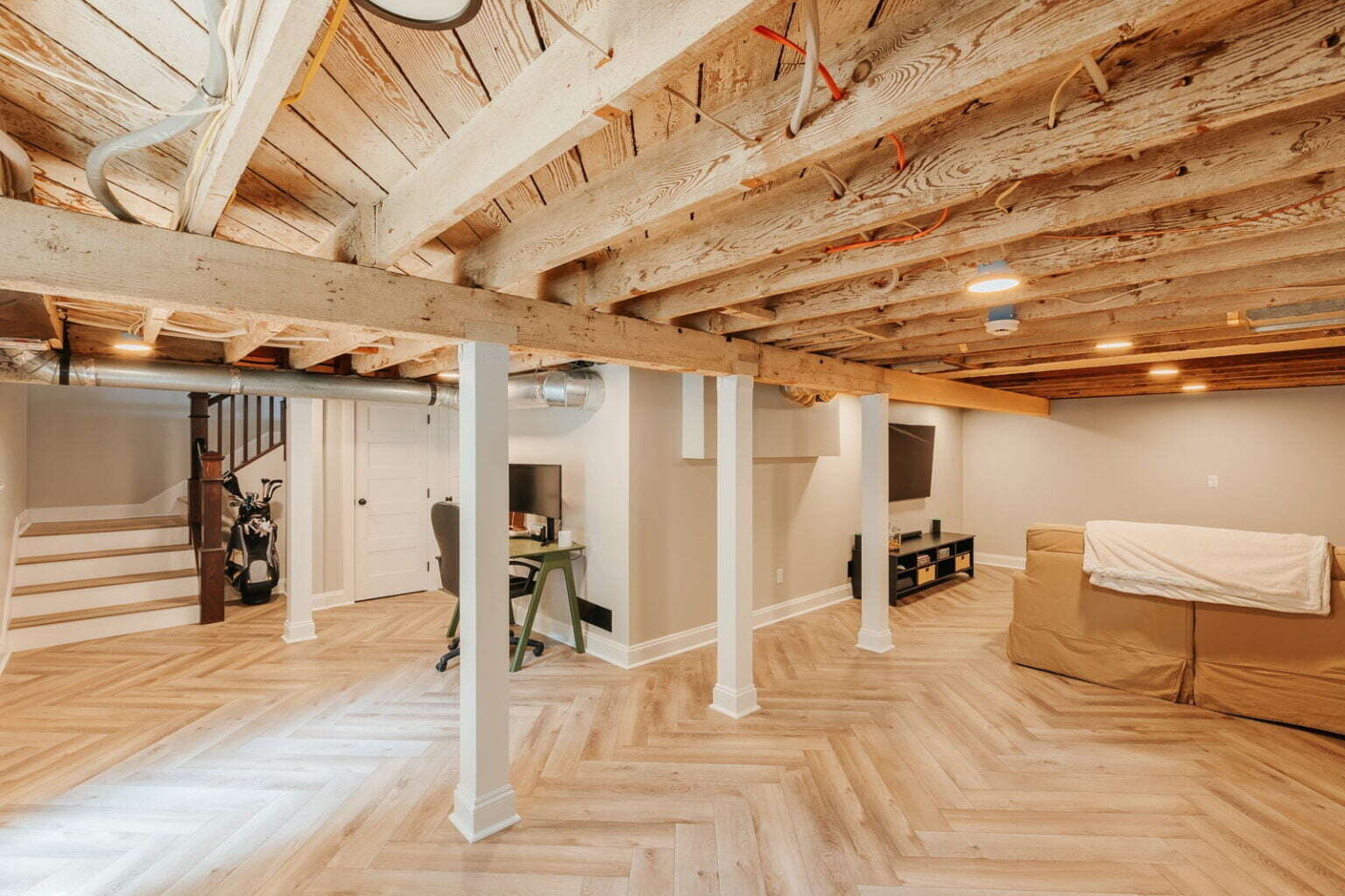 Craftsman Basement Remodel 