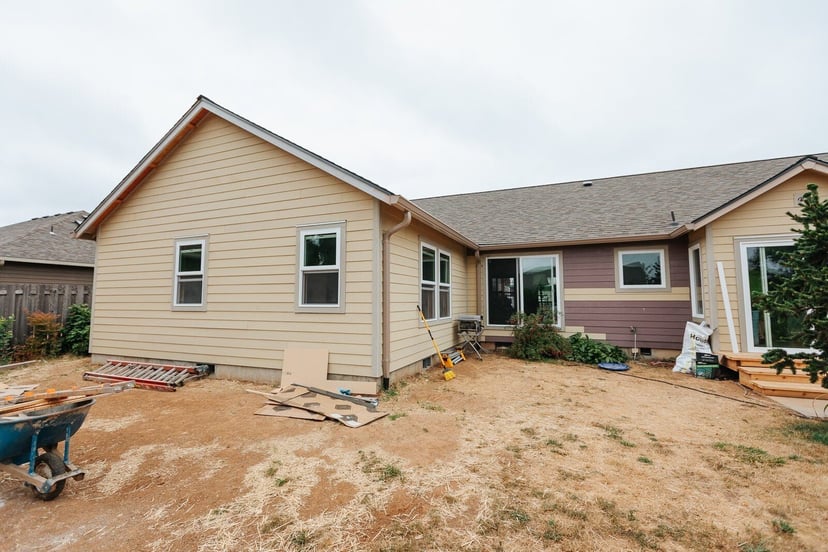 home addition during construction