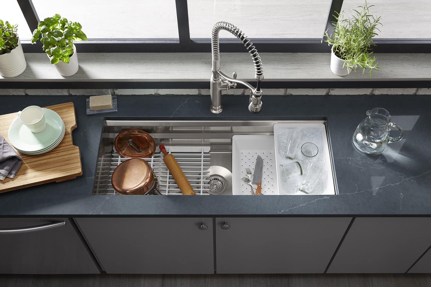 Kohler workstation sink