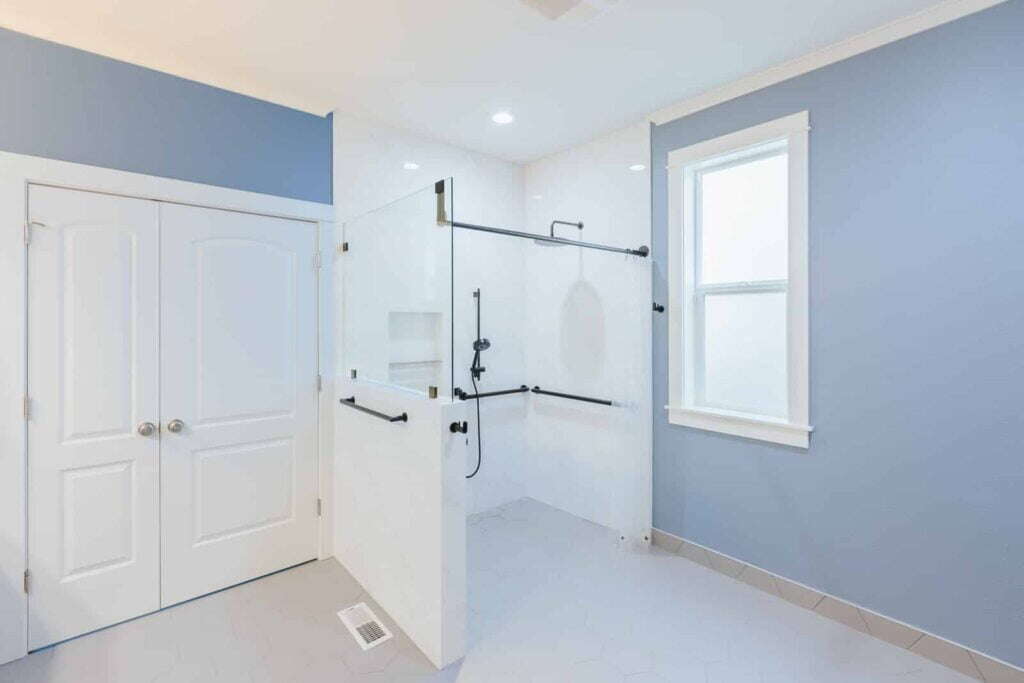 custom tile shower