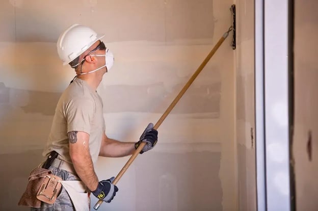 What are the five levels of drywall finish?