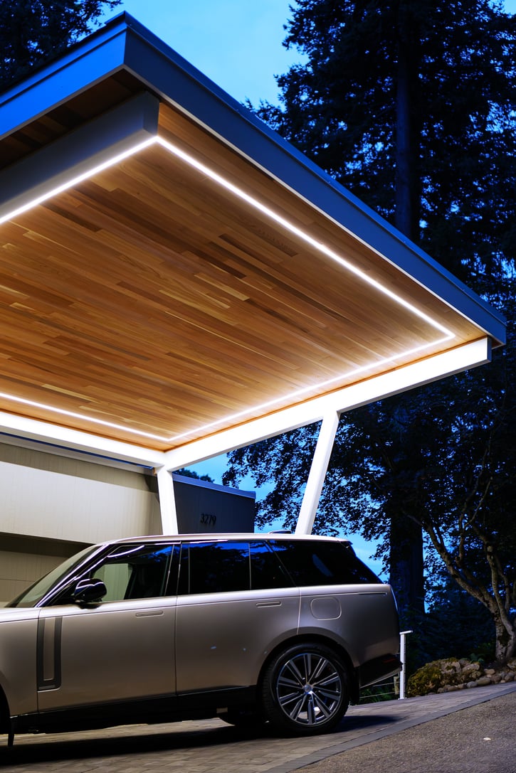 Modern Carport - Night 26-14