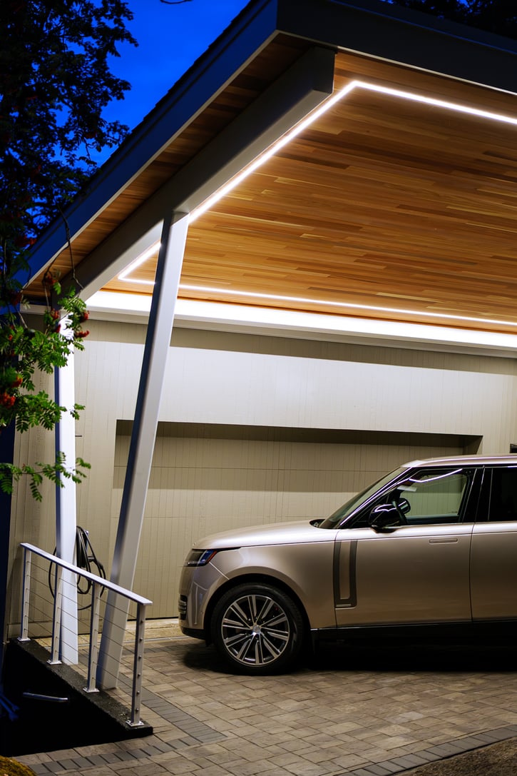 Modern Carport - Night 26-21