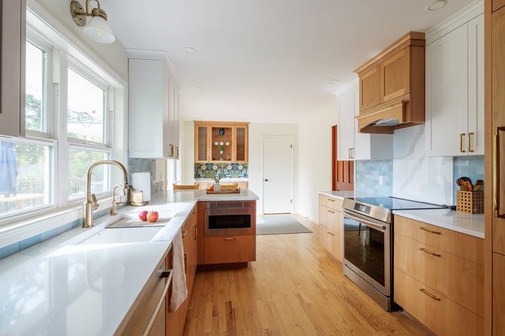 Red Wall Kitchen