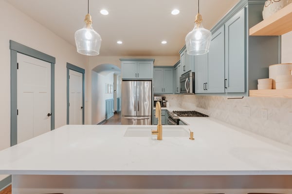 Refaced cabinets