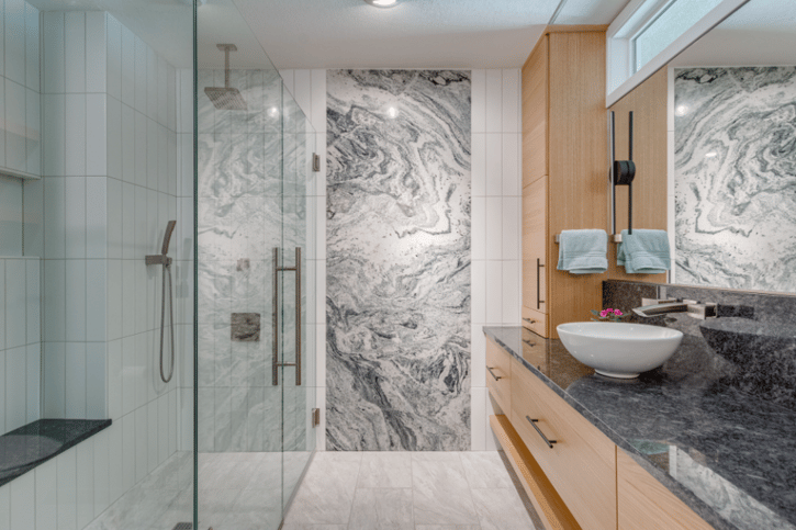 Sellwood Moreland Modern Primary Bathroom Remodel
