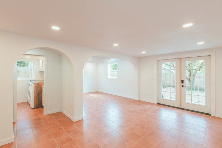 Southwest Inspired Basement