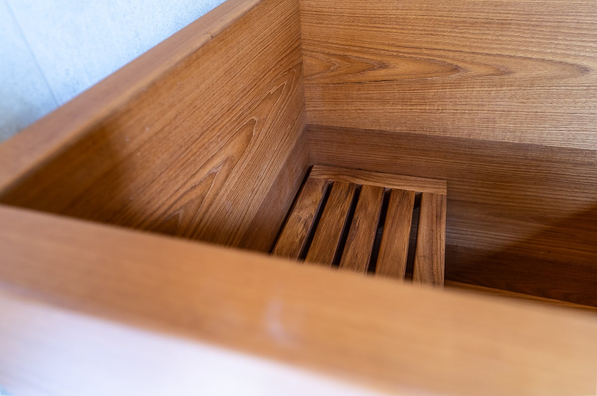 Teak Wood Bathroom