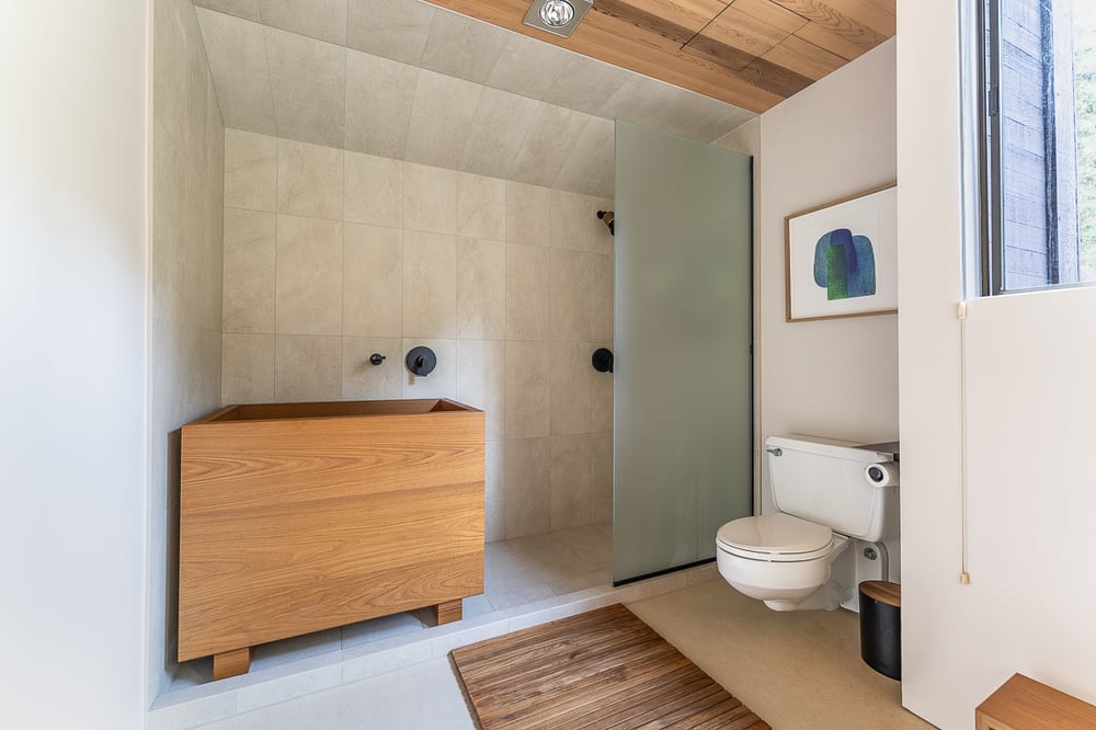 Teak Wood Bathroom