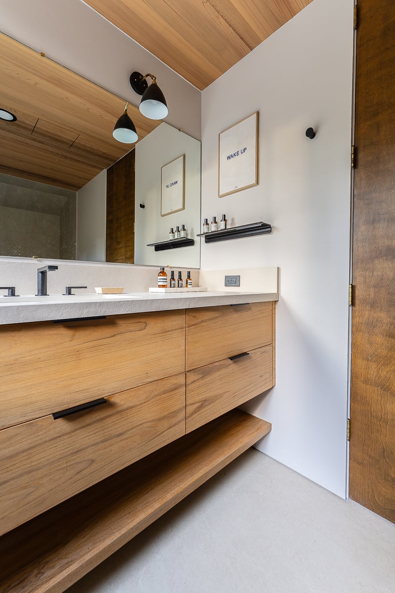 Teak Wood Bathroom