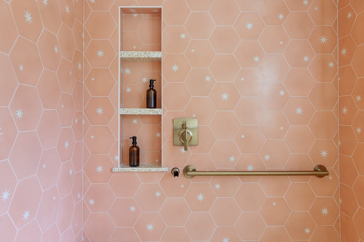 Vintage Pink Bathroom 25-20
