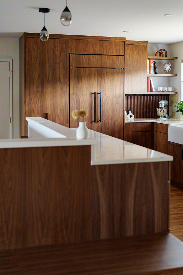 Walnut Modern Kitchen-16