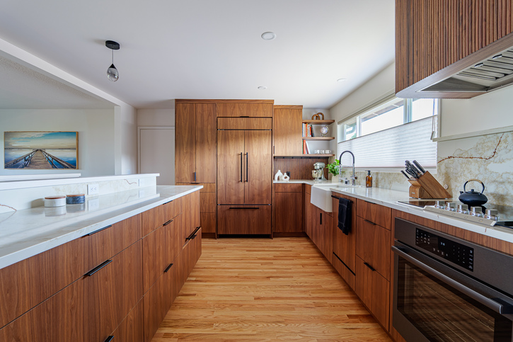 Walnut Modern Kitchen-18