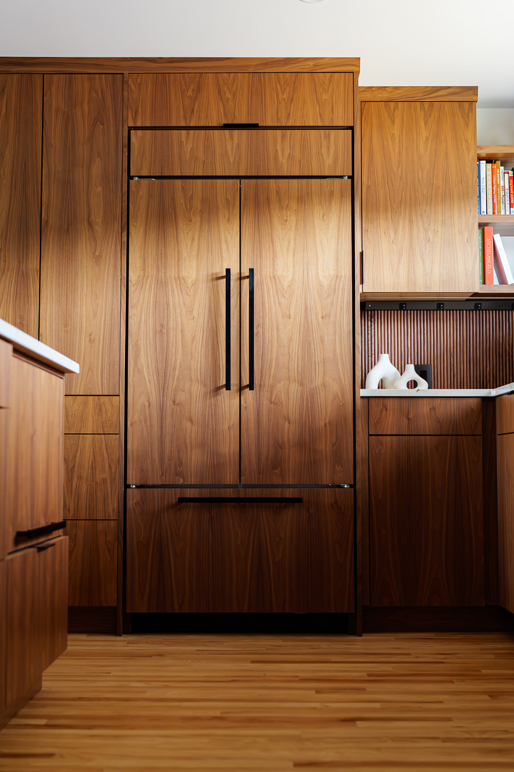Walnut Modern Kitchen-2