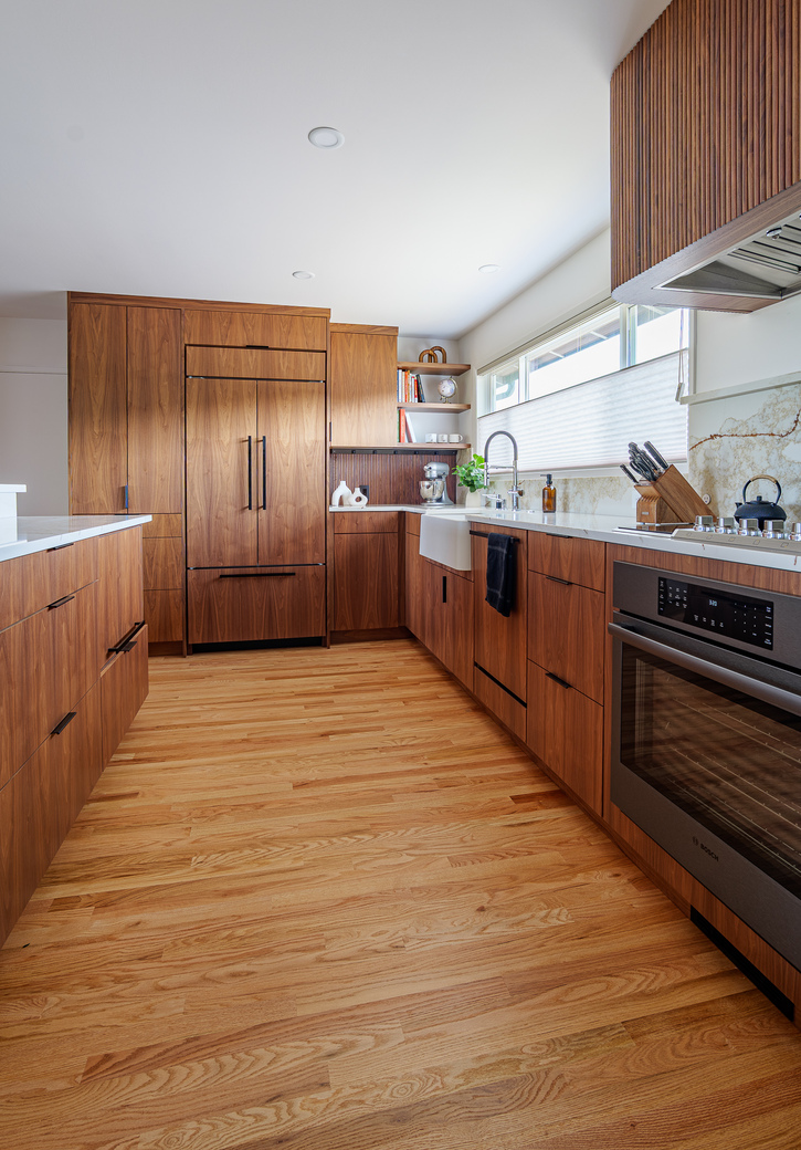 Walnut Modern Kitchen-20