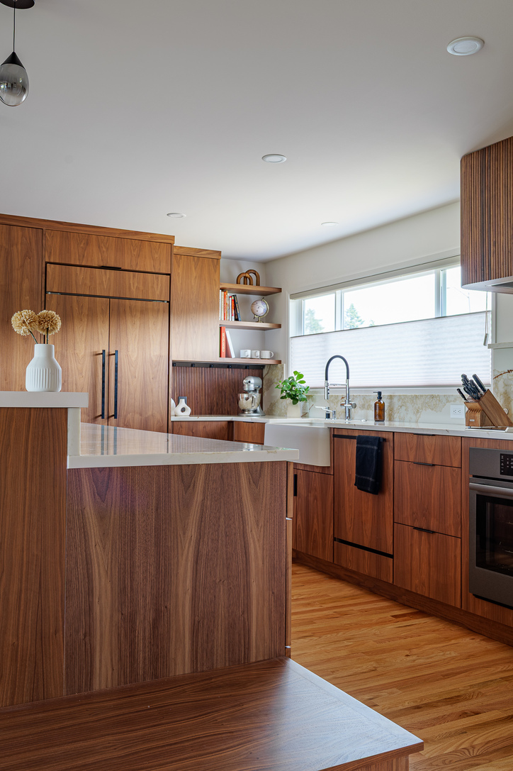 Walnut Modern Kitchen-23