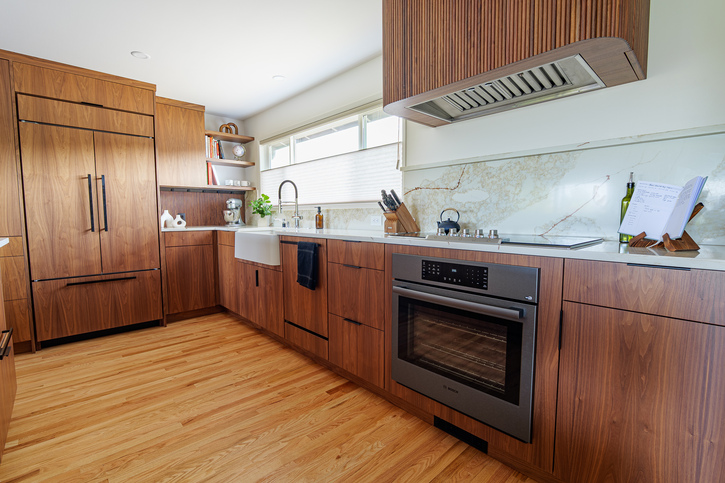 Walnut Modern Kitchen-30