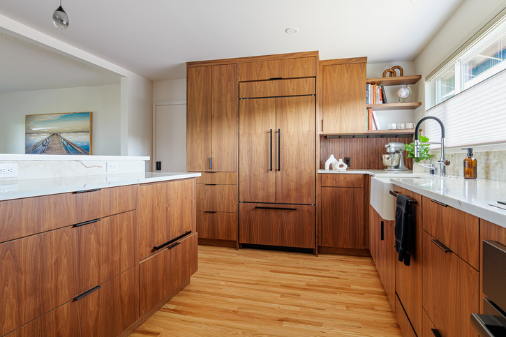 Walnut Modern Kitchen-31