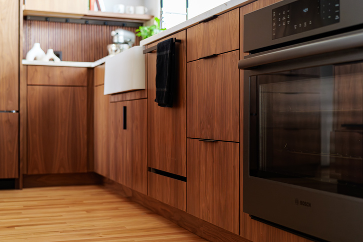 Walnut Modern Kitchen-6