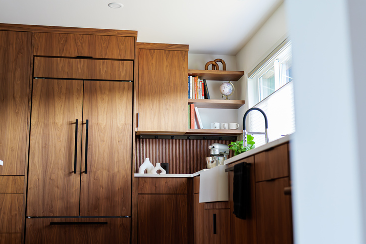 Walnut Modern Kitchen-9