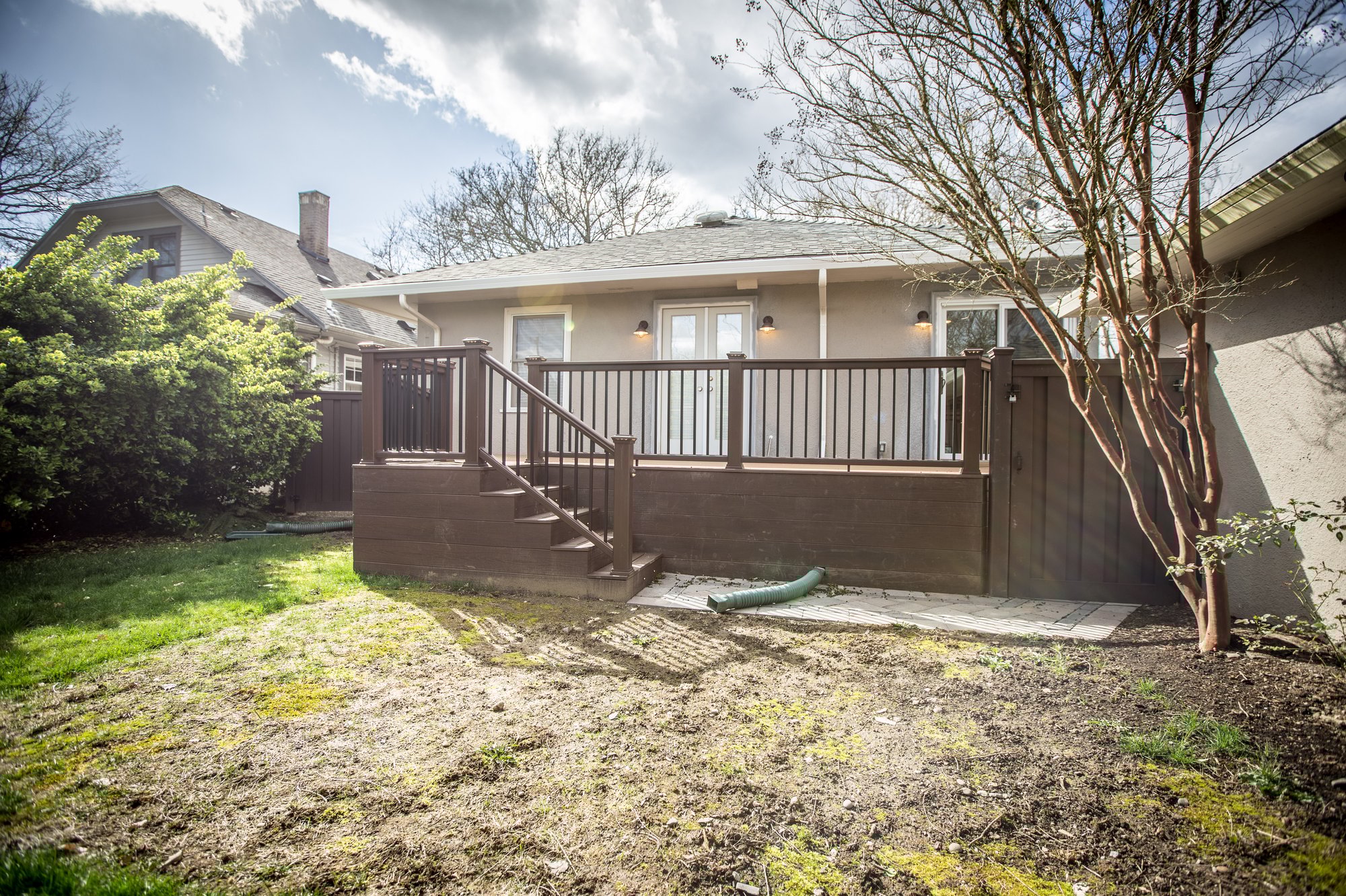 Exterior of the home remodel
