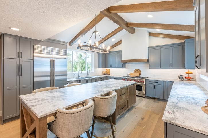 kitchen island with seating