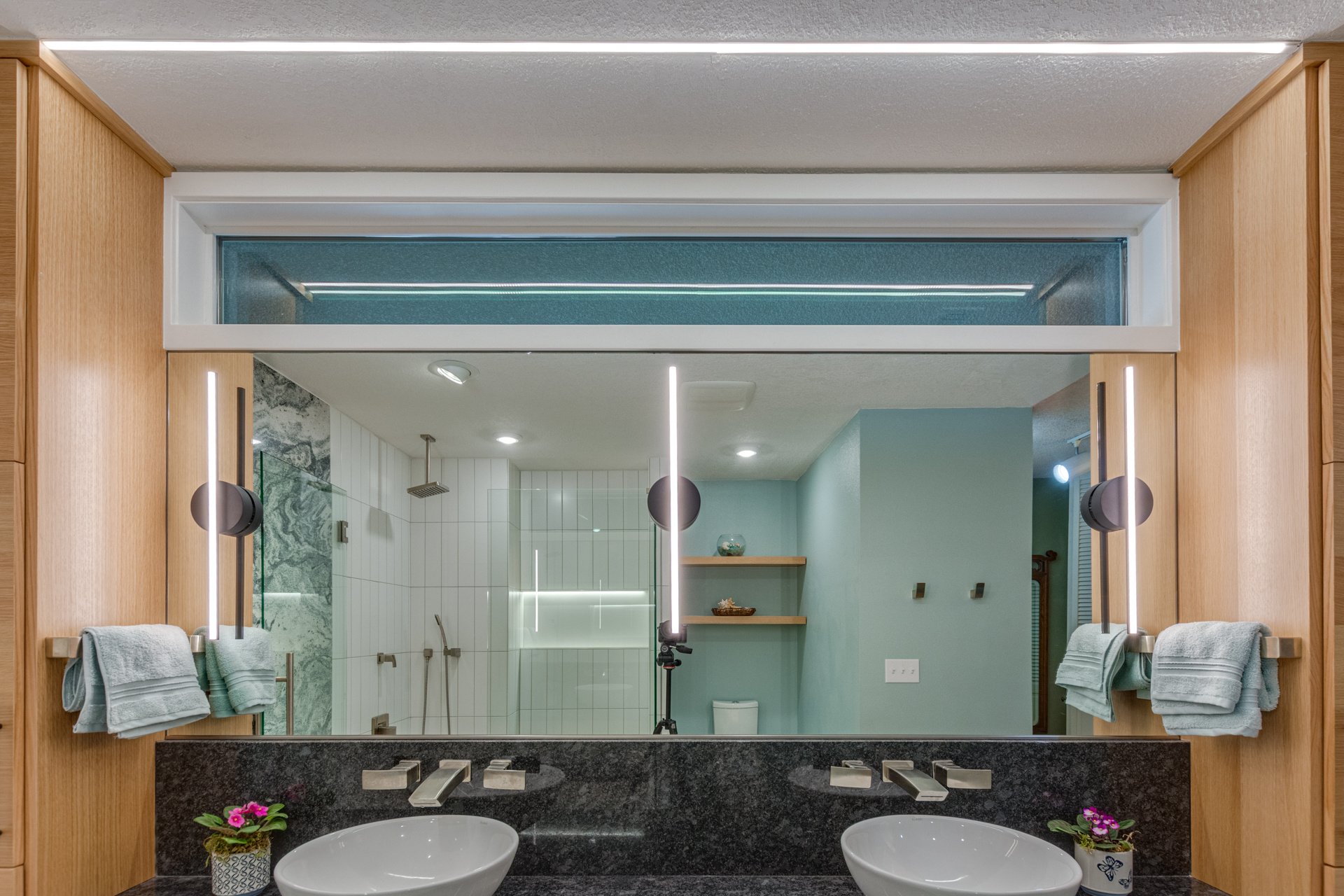 Custom Portland Bathroom Double Vanity 