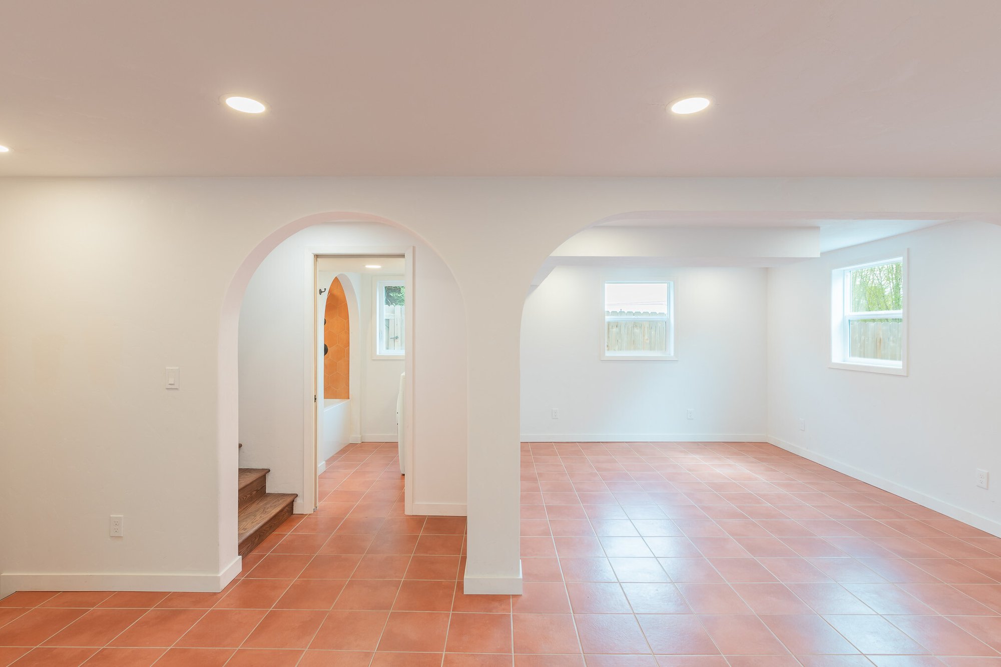 Southwest Inspired Basement