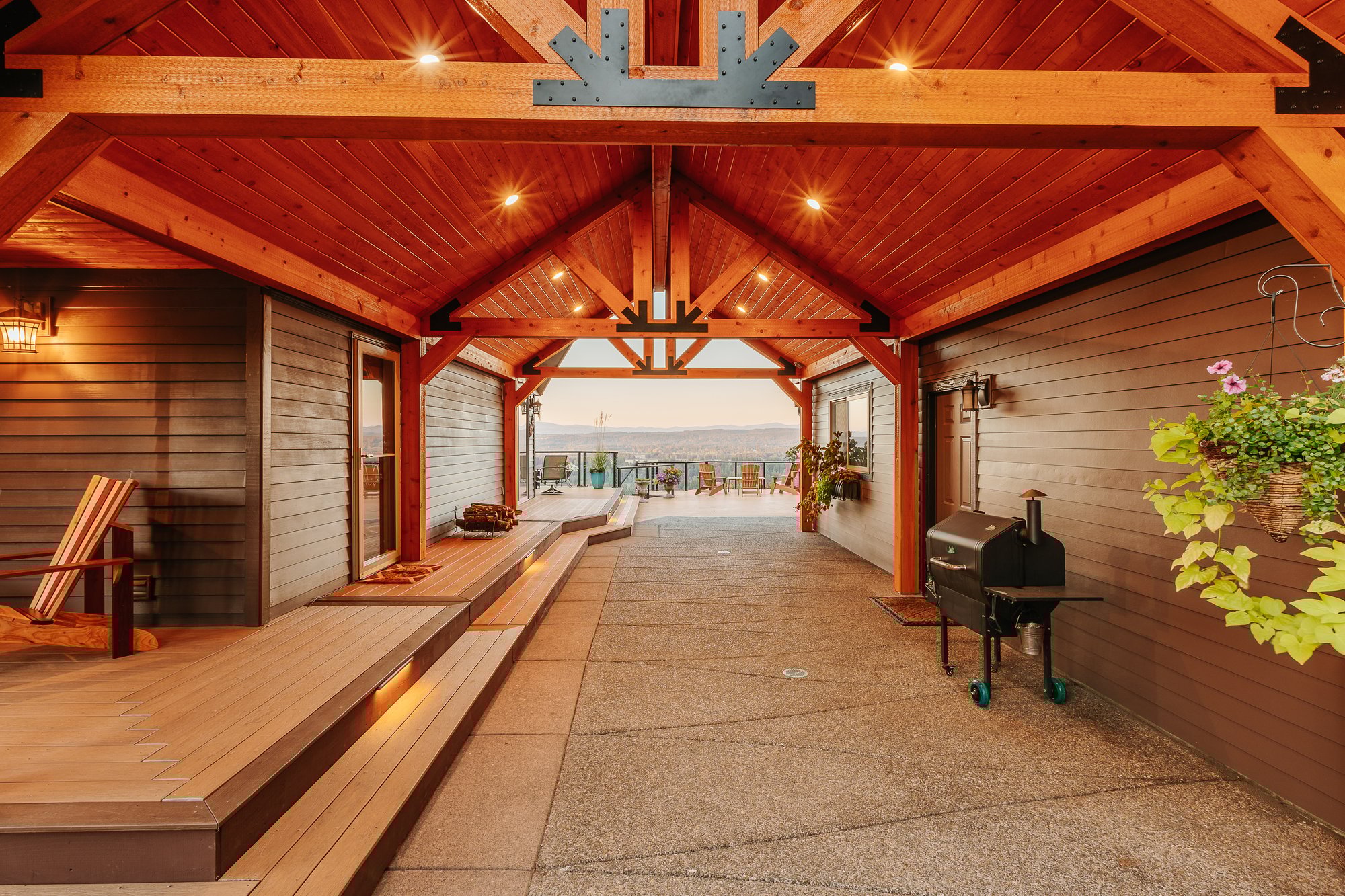 Timber Beam Walkway