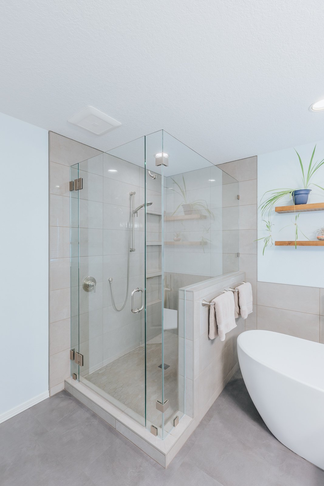 Contemporary Portland Shower Remodel
