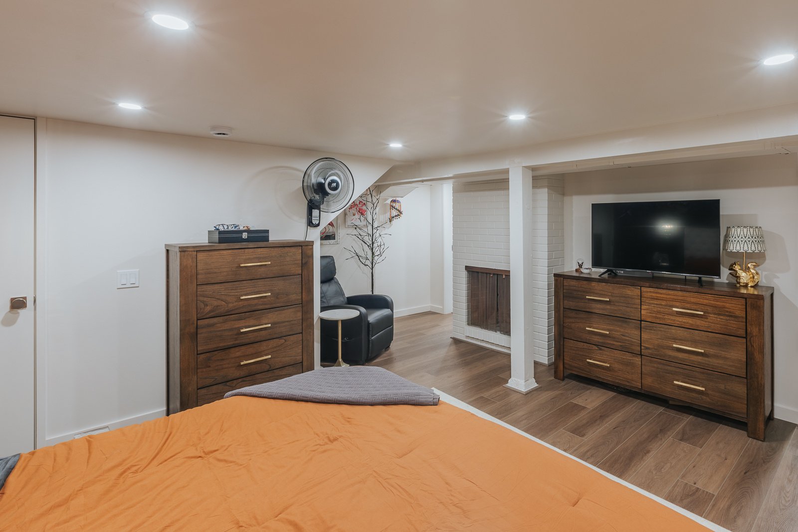 Portland Basement Remodel Bedroom