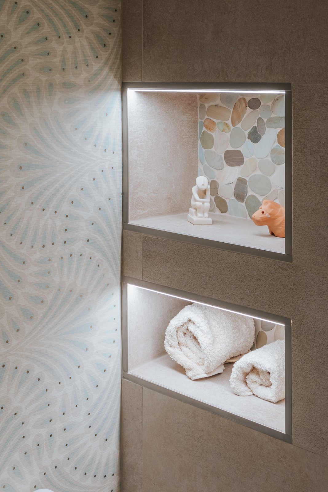 Cute Bathroom Remodel Built Ins 