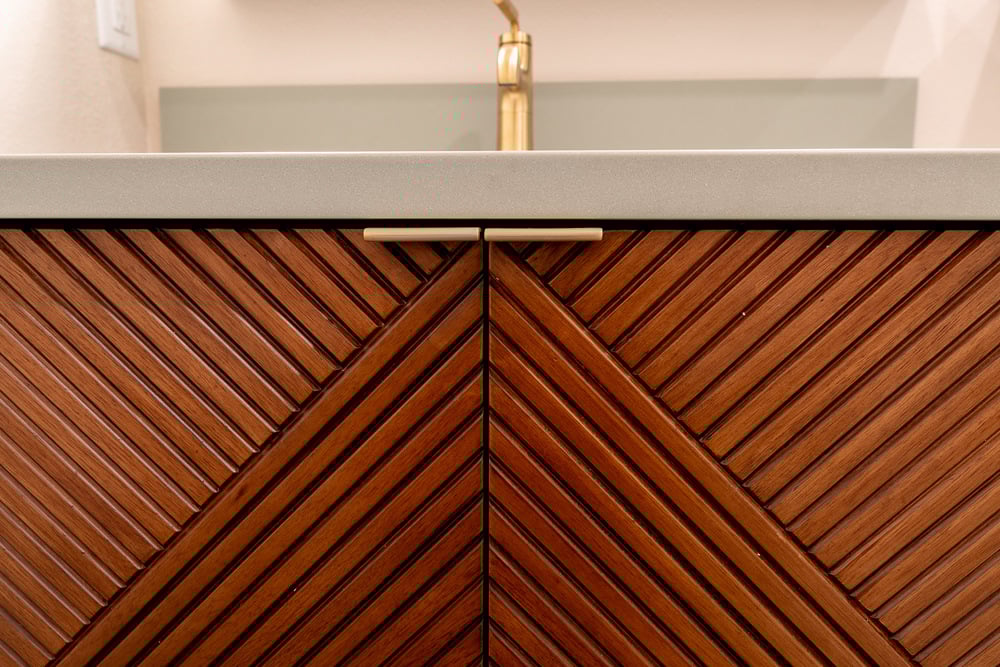 Camas Bathroom Remodel Detail Cabinet