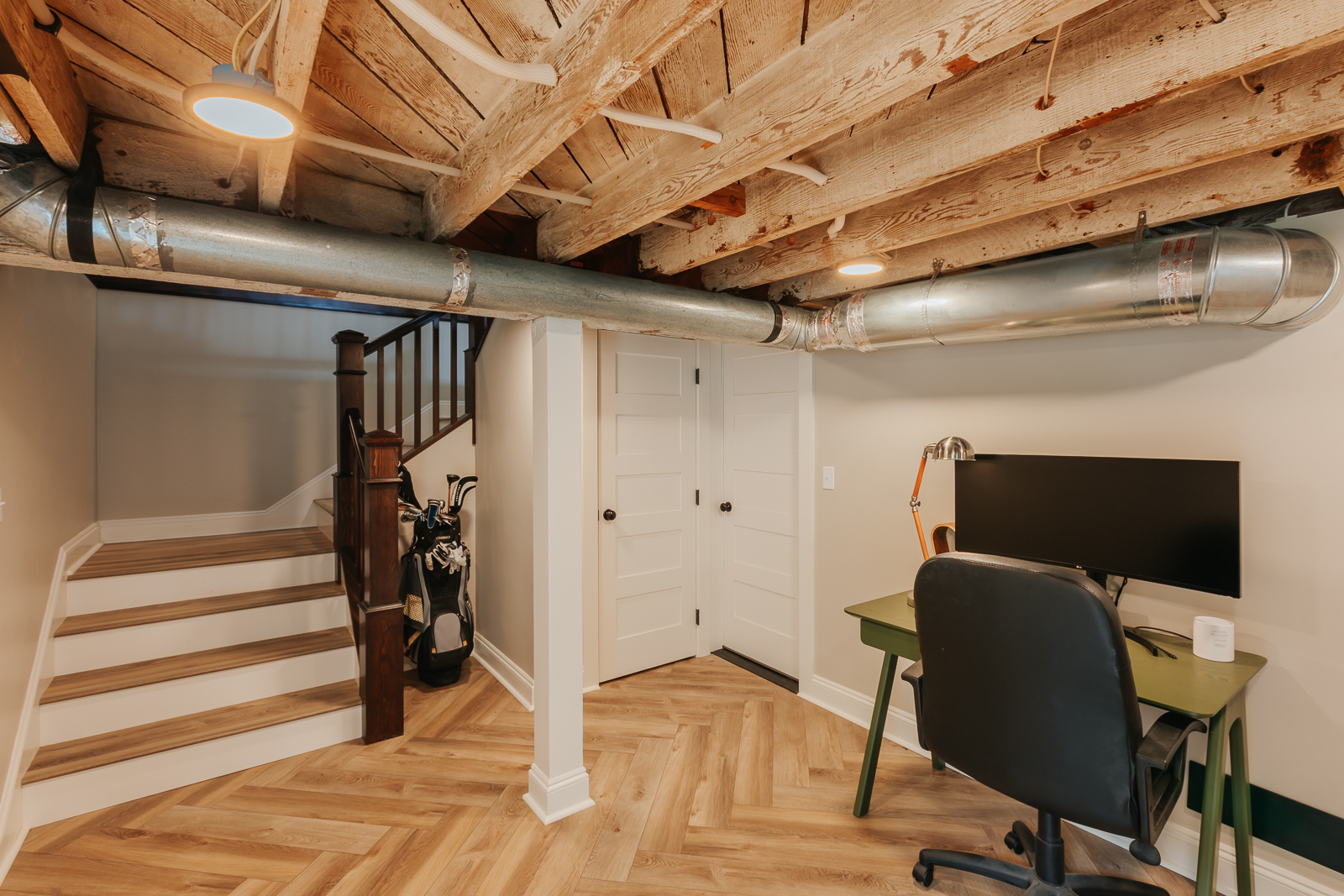 Craftsman Style Basement — full excavation + seismic retrofit