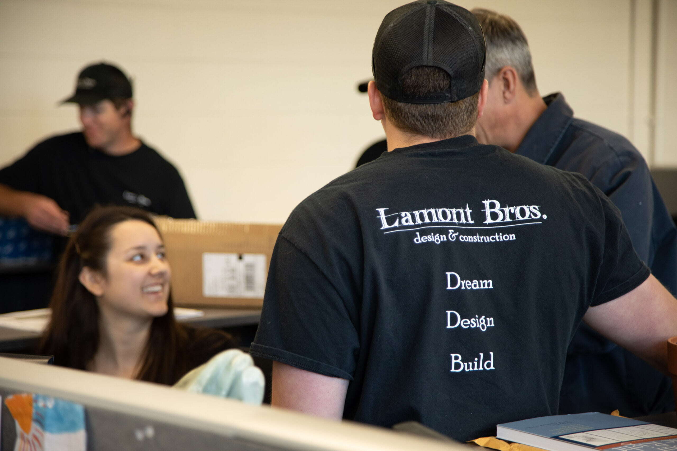 Who is on a design-build team?