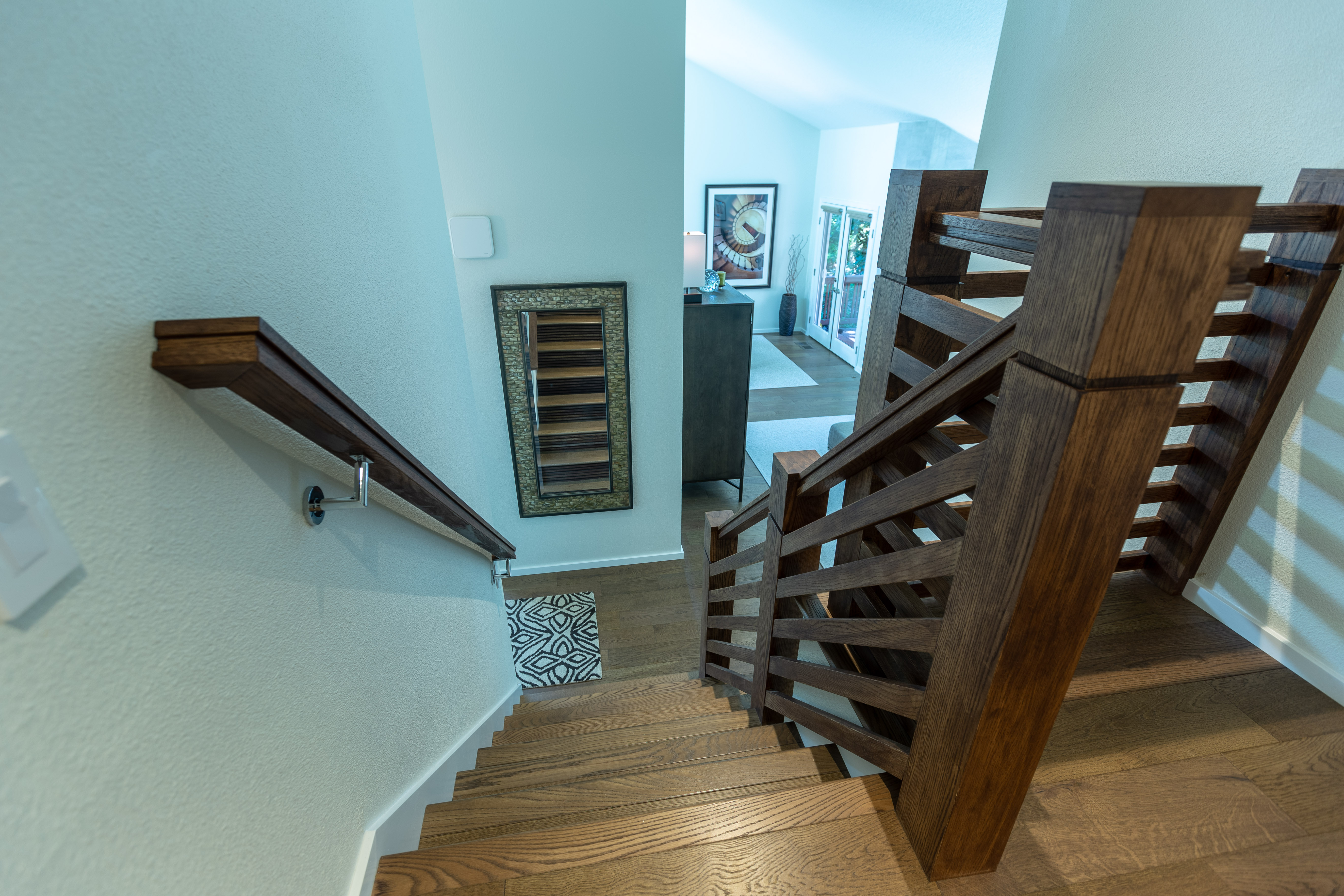 modern stairway