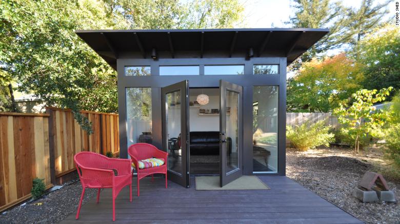 backyard office ideas: custom build