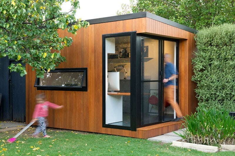 backyard office ideas: modern