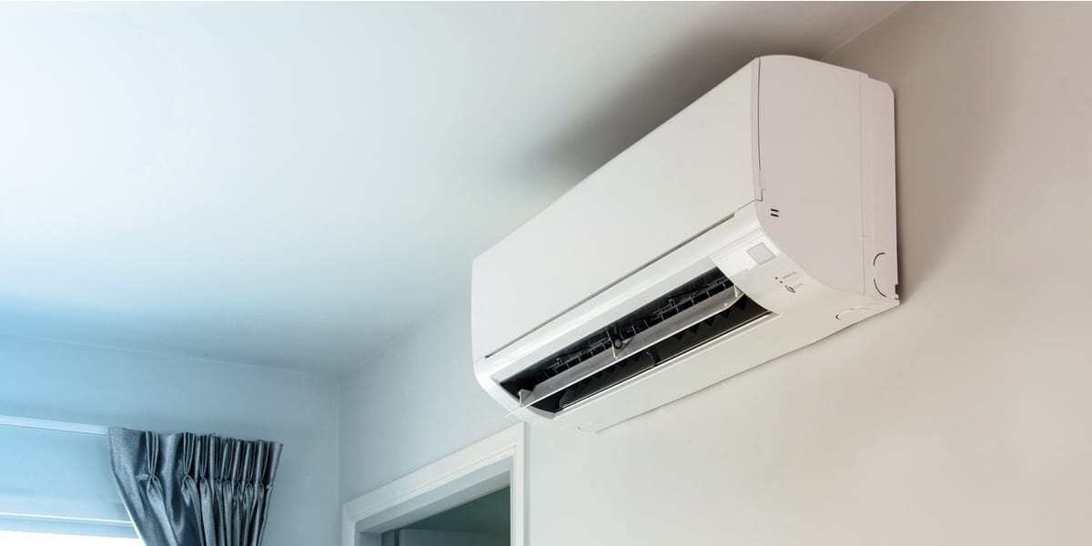backyard office ideas: ductless mini split heater and cooler